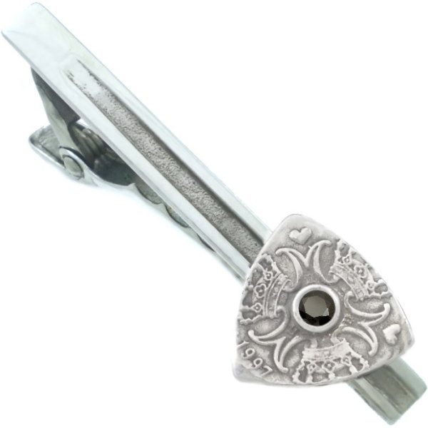 ブラックジルコニア クローネ ピック シルバー925ネクタイピン