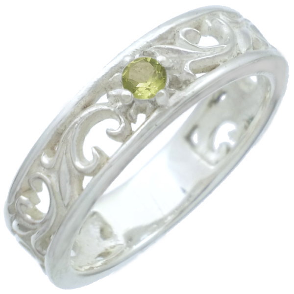 ペリドットホワイトアラベスクバンド...