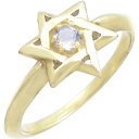 (6月)ブルームーンストーン ゴールドコート ヘキサグラム 六芒星 シルバーリング(指輪) 誕生石