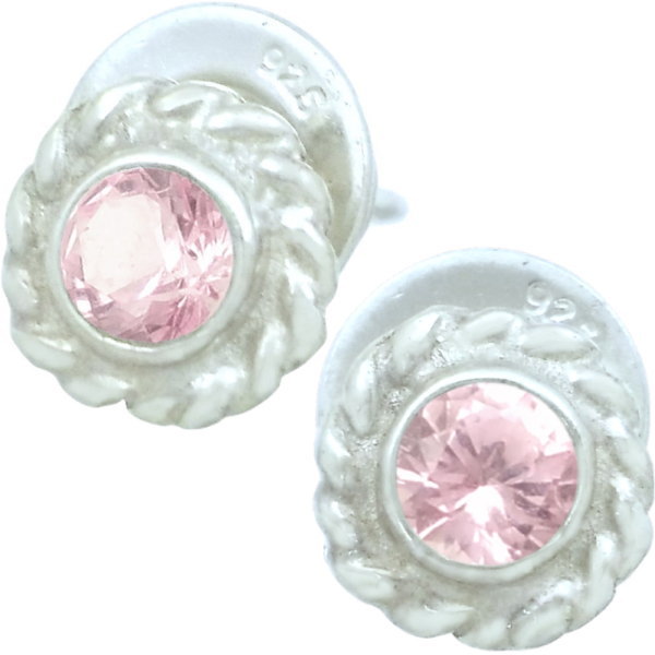 ピンクトルマリンツイストフラワーシ...