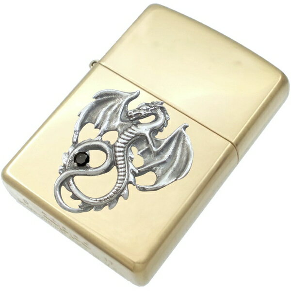 ■ノンブランド 【 ジッポライター 】 └【タイプ】 キュービック CZ キュービックジルコニア ブラス ジッポ シルバー925 ドラゴン 龍 竜 辰 縁起 お守り 父の日 入学 卒業 就職 バースデーストーン ギフト 誕生石 幸運 財運 ...