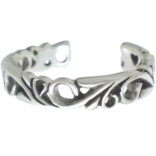 ブラック アラベスク シルバーイヤーカフ イヤーカフス