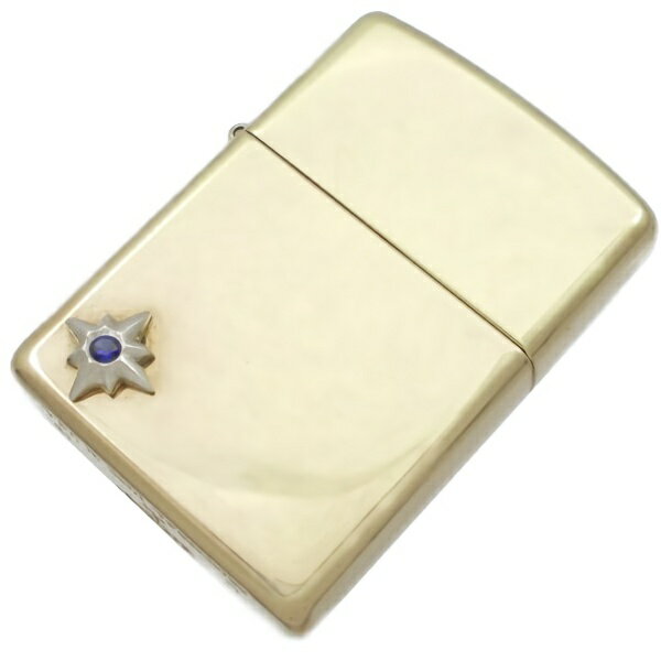 (9月)サファイア サン (太陽神) ブラスジッポ誕生石