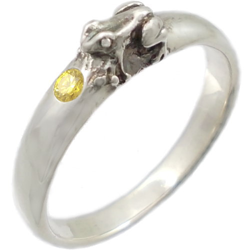 イエローキュービックジルコニア福迎...