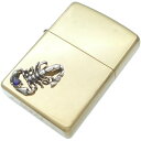 (9月)サファイア スコーピオン ブラスジッポ 誕生石