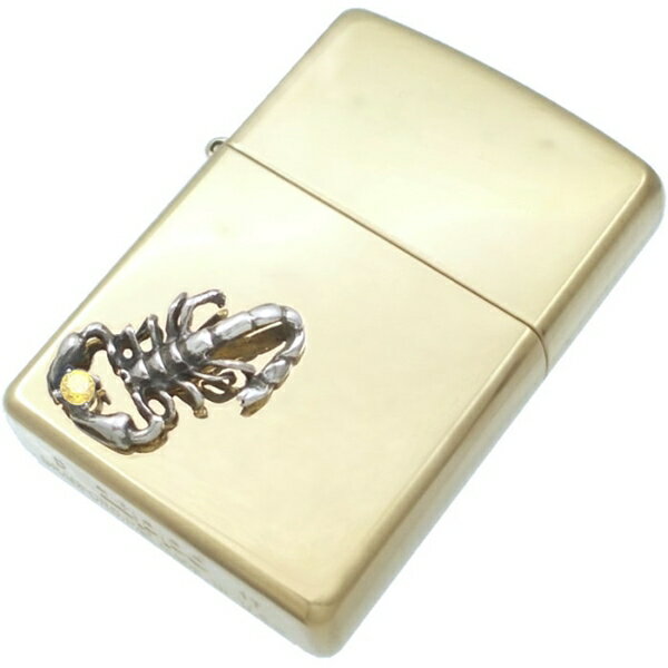 イエロージルコニア スコーピオン ブラスジッポ 金運 開運 誕生石