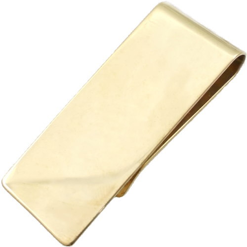 シルバーアクセサリーバズショットの(8月)ペリドット ゴシック クロス スリムブラスマネークリップ 誕生石｜アングル2