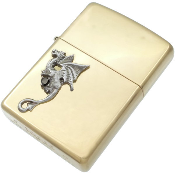 ブラックジルコニア ユーロ ドラゴン ブラスジッポ