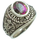 ミスティッククォーツ シルバー カレッジリング (指輪)