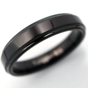 ブラックバンドラインタングステン リング ( 指輪 ) Tungsten