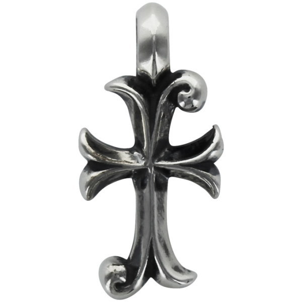 トラヴィスワーカー(TRAVIS WALKER)*ウェーブ クロス シルバーペンダントチャーム