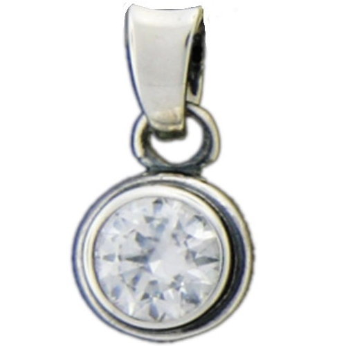 トラヴィスワーカー(TRAVIS WALKER)*ティアードロップ ウィズ ジルコニア シルバーペンダントチャーム