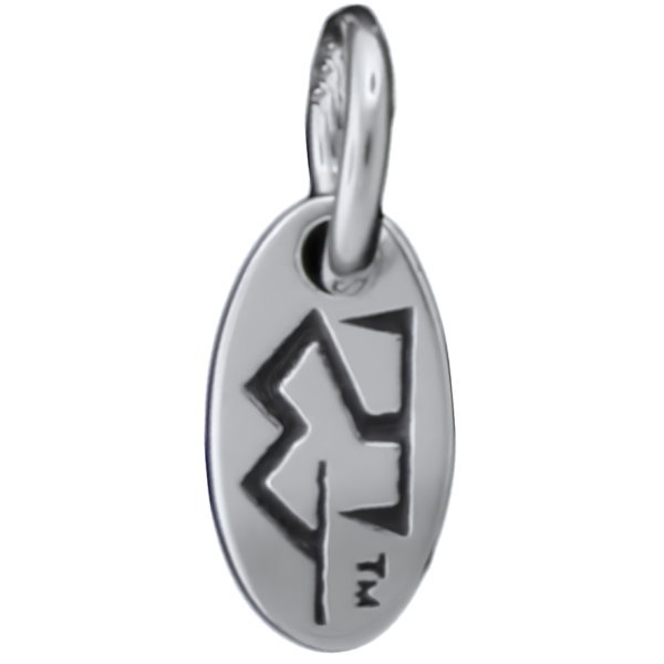 トラヴィスワーカー(TRAVIS WALKER)*スモール オーバル ロゴ シルバーペンダントチャーム