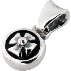 トラヴィスワーカー(TRAVIS WALKER)*ティアドロップクロス シルバーペンダントチャーム