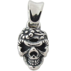 トラヴィスワーカー(TRAVIS WALKER)*デイジースカル シルバーペンダントチャーム