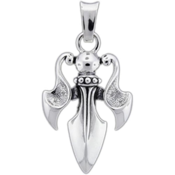 トラヴィスワーカー(TRAVIS WALKER)* ラージ トライデント シルバーペンダントトップ