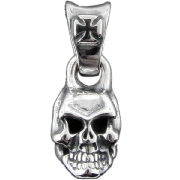 トラヴィスワーカー(TRAVIS WALKER)*リルジースカルウィズクロスベイル シルバーペンダントトップ