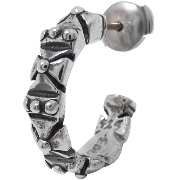 Men'S Accessories - トラヴィスワーカー(TRAVIS WALKER)*フォーミークロスフープ シルバーピアス