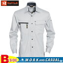 バートル【BURTLE】長袖シャツ【MENS メンズ】高品質な日本製T/Cソフトツイル素材を使用 6063