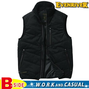 【WINTER VEST】 イーブンリバー EVENRIVER rsx-1005防寒ベスト 【ハードクロスベストスペック2】 おしゃれな作業服　ワークウエアOP