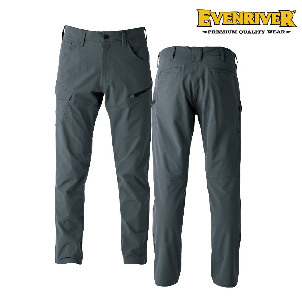 樂天商城 - EVEN RIVER SR8002 フレックエアーカーゴ ユニセックス ポリエステル100% ダークグレー S?5L 軽量×伸縮で快適に動けるカーゴ イーブンリバー 【2026秋冬新商品】