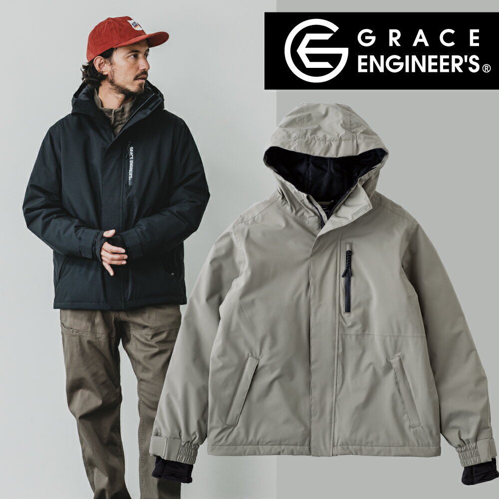樂天商城 - GRACE ENGINEER'S ge-751 長袖ツナギ・つなぎ メンズ・レディース 綿100% ヒッコリー 黒ヒッコリー S-5L