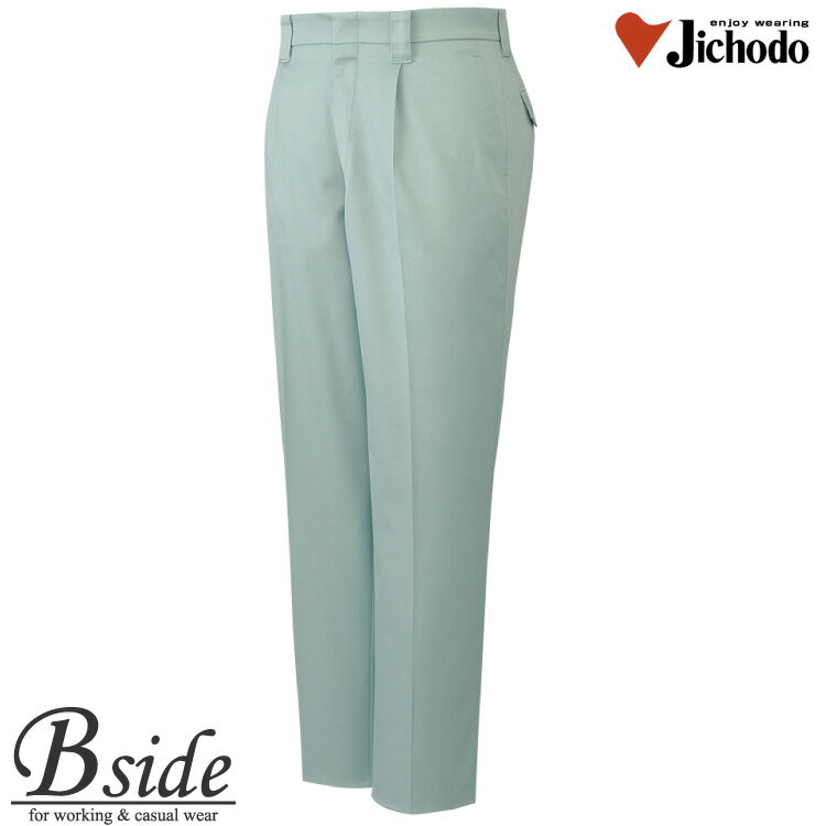 樂天商城 - 80901 自重堂★JICHODO まるごとストレッチ・ワンタックパンツ★驚愕のストレッチ素材