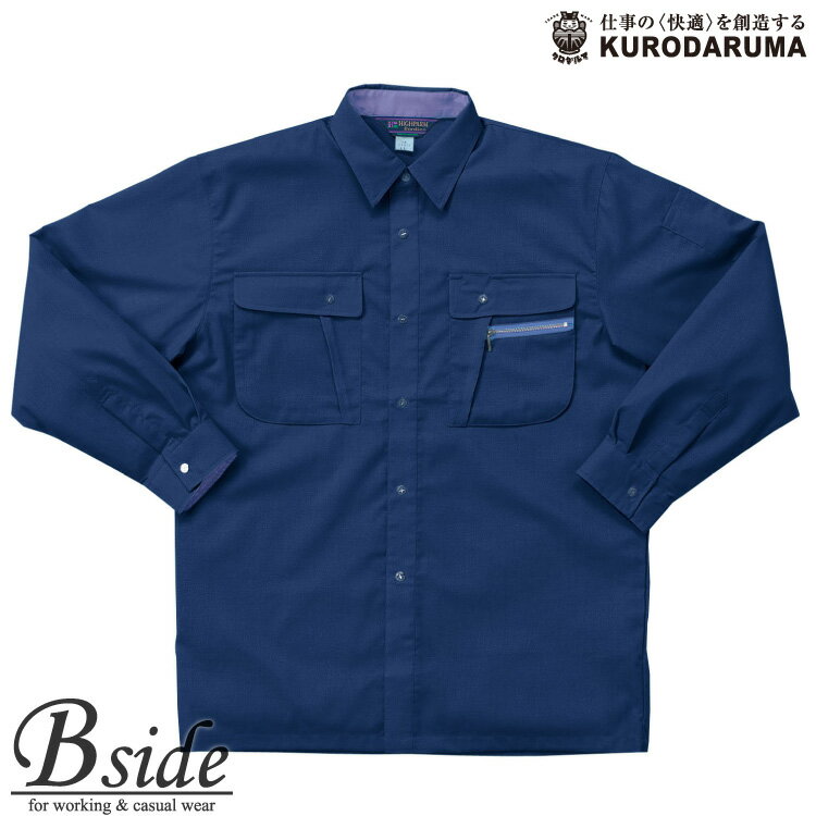 樂天商城 - 25011長袖シャツ【KURODARUMA】【クロダルマ】【作業服】