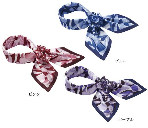 ピエ【Pieds】 コサージュスカーフ HCA1920 エレガントなデザインスカーフ 【スカーフ】 【レディース】