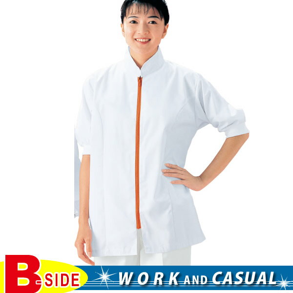 樂天商城 - サカノ繊維【work friend】【ワークフレンド】sa-ska852　女子半袖　【工場用】【ユニフォーム】【白衣】