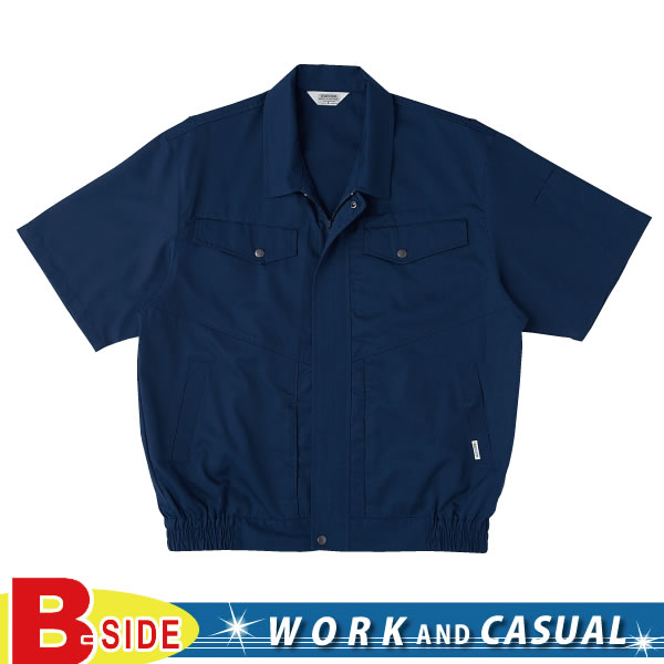 Rakuten - 681 桑和【SOWA】作業服★豊富なデザイン★半袖ブルゾン春夏素材使用