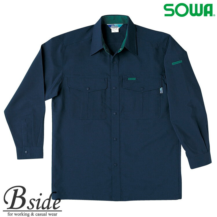 樂天商城 - 915 桑和【SOWA】作業服★吸汗速乾★長袖シャツ春夏素材使用