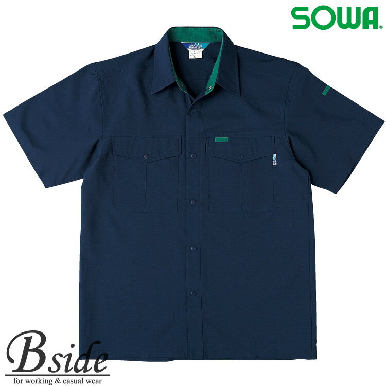 樂天商城 - 917 桑和【SOWA】作業服★吸汗速乾★半袖シャツ春夏素材使用