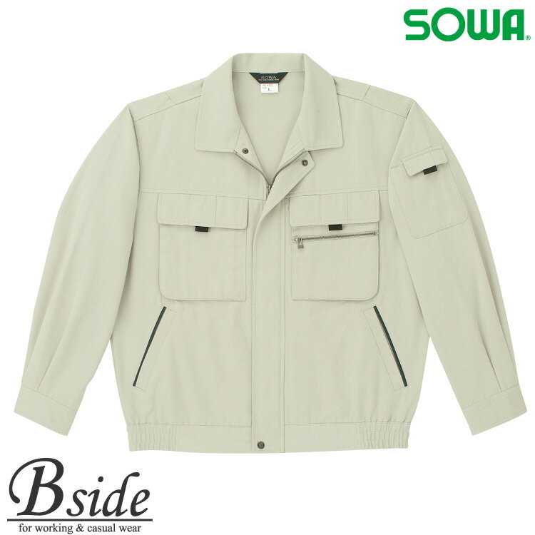 樂天商城 - 4881 SOWA【ソウワ】【作業服】長袖ブルゾン桑和【sw4881】