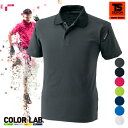 藤和【TS DESIGN】 ES ショートスリーブポロシャツ 【COLORLAB】 4065 シンプルデザイン シャープなシルエット(吸汗速乾・制電素材) 鹿の子ドライポロ (男女ユニセックス)【メール便送料無料】 2018春夏新商品