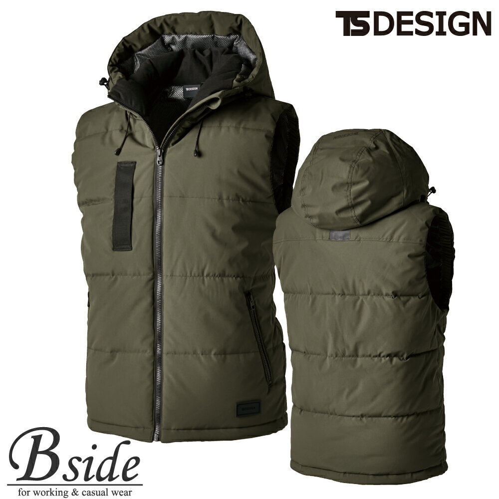 藤和【TSDESIGN】リフレクティブファイバーダウンベスト【KNICKER'S】 1928 反射機能が安全性を高める..