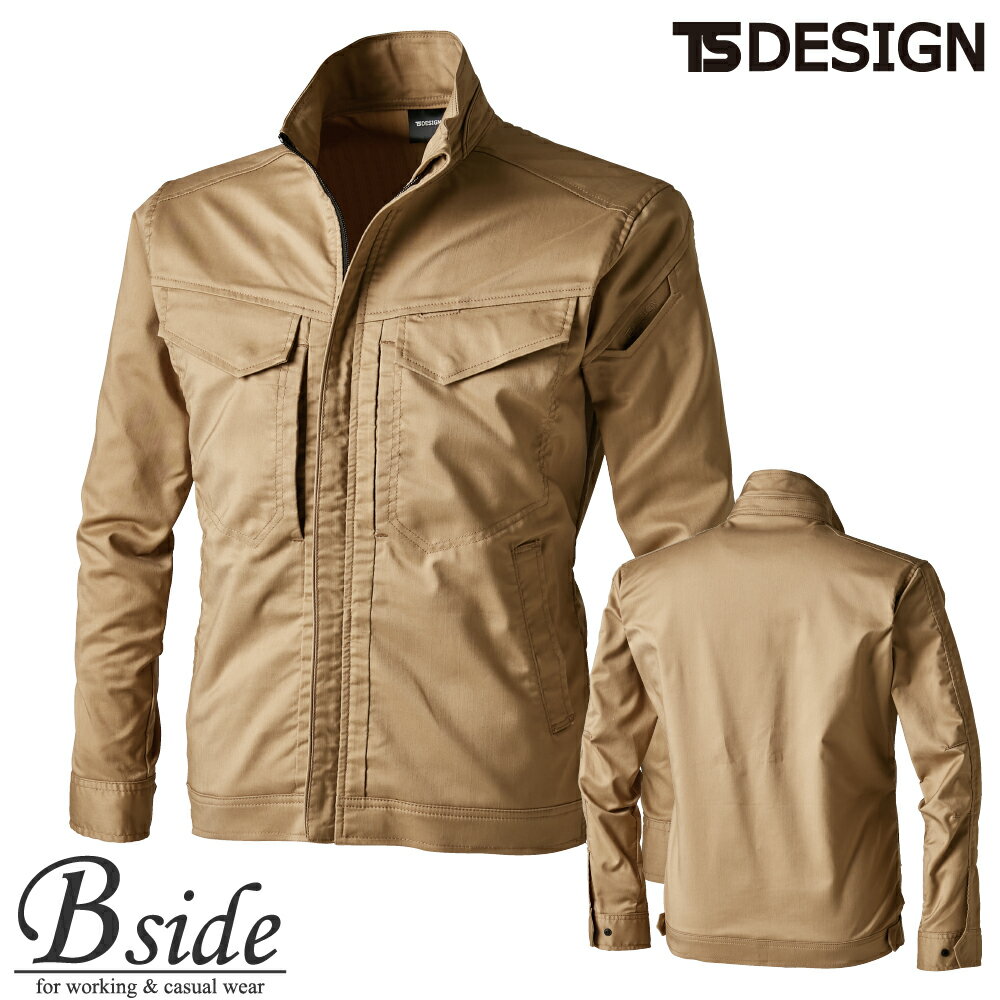 樂天商城 - 藤和【TSDESIGN】TecRecycジャケット 2216 ワークシーンに必要な機能を持つエコ素材を使用した高強度ワークウェア　フルハーネス対応 作業ブルゾン 【2025秋冬新商品】