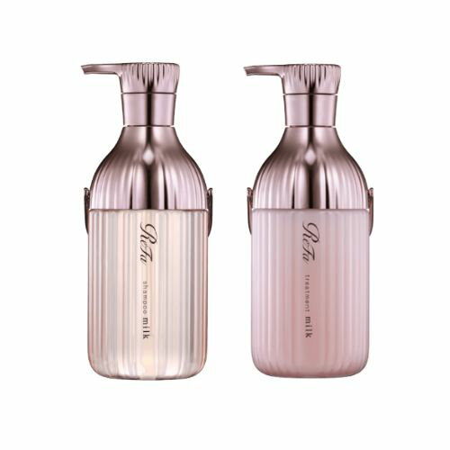 【正規品】MTG ReFa ミルク プロテイン シャンプー トリートメント ピンク 500ml (ボトル) リファ シャンプー 艶 まとまり 人気 ギフト プレゼントのサムネイル