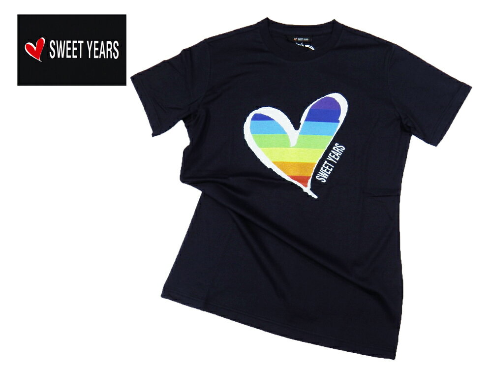 特売 Sweet Years レインボー ハートtシャツ ネイビー 半袖 遊び心 あるデザイン スウィートイヤーズ 2020年夏モデル 女性もok あす楽対応 全日本送料無料 Ecoledubonheur Eu 特売 Sweet Years レインボー ハートtシャツ ネイビー 半袖 遊び心 あるデザイン スウィートイヤーズ 2020年夏モデル 女性もok あす楽対応 全日本送料無料 Ecoledubonheur Eu