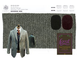 【エルボーパッチ付モデル】 Jプレス J.PRESS(ジェイ・プレス) MEN パターンメイド A体 LAVEROCK TWEED ヘリンボーンジャケット グレー 3釦段返り&フックベント 2023年秋・冬 定番 3週間程度 AUTHENTICモデル 標準 A3～A8