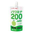 食事量が少ない方向け、1袋でエネルギー200kcal、たんぱく質6gが摂取できる栄養補給ゼリーです。スタンディングパウチを使用した片手で持ちやすい120gサイスです。飲みやすいなめらかなゼリーの食感が楽しめます。 JANコード： 4904871002070商品情報 商品名 パワミナ200Jelly（ゼリー） メロン風味 内容量 120g メーカー バランス株式会社 賞味期限保証 1ヶ月以上 保管方法 直射日光、高温を避けて涼しいところで保管してください 原材料 砂糖（国内製造）、マルトデキストリン、ホエイタンパク、マルトオリゴ糖、食用植物油脂、中鎖脂肪酸油、寒天／ トレハロース、酸味料、 ゲル化剤（増粘多糖類）、乳化剤、香料、甘味料（ネオテーム）、（一部に乳成分を含む） 商品区分 食品 JANコード 4904871002070 広告文責 三嶋商事株式会社フリーダイヤル 0120-244-168　 ※お客様のための連絡先です。営業電話はご遠慮下さい。 栄養成分表示 1本(120g)あたり 成分 含量 成分 含量 エネルギー（kcal） 200 リン(mg) 85.8 たんぱく質 (g) 6 カルシウム(mg) 5.0 脂質 (g) 5.5 カリウム(mg) 4.4 炭水化物 (g) 33 水分　(g) 75.7 食塩相当量(g) 0 中鎖脂肪酸(g) 0.83 アレルギー情報 関連商品