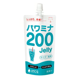 介護食 パワミナ200Jelly（ゼリー） サイダー風味 120g パワミナゼリー [高カロリー]