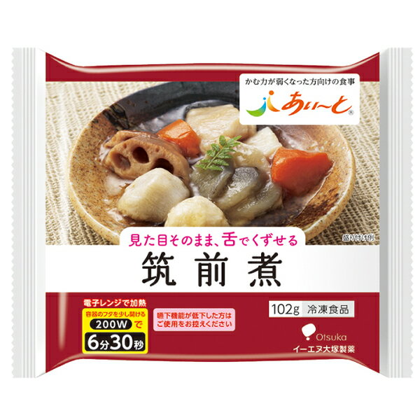 【冷凍】介護食あいーと 筑前煮 102g [やわらか食/介護食品]