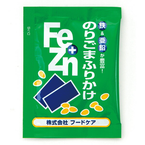 Fe&Znふりかけ のりごま 3g×50袋 [腎臓病食/低たんぱく食品/減塩食品]