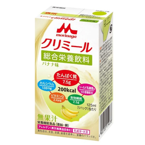 Rakuten - エンジョイクリミール バナナ味 125ml×24本 [介護食/高カロリー]