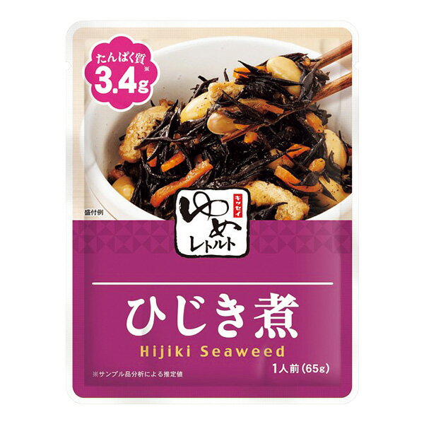 ゆめレトルト ひじき煮 65g [腎臓病食/低たんぱく食品/低たんぱく おかず]