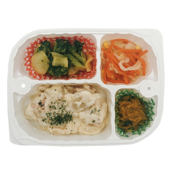 【冷凍】みしまの御膳ほのか 鮭グラタン 220g低たんぱく 弁当[腎臓病食/低たんぱく食品/たんぱく調整/塩分調整]