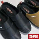 エドウィン EDWIN クロッグサンダル EW9075 ブラック・カーキ Mサイズ~LLサイズ メンズ サボサンダル シューズ 靴 履きやすい靴 温かいサンダル エドウィン9075