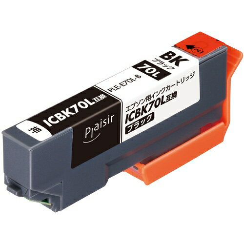 Rakuten - プレジール Plaisir 互換インクカートリッジ EPSON ブラック ICBK70L PLE-E70L-B 父の日 ギフト 2026 贈り物 プレゼント 母 父 ペアギフト