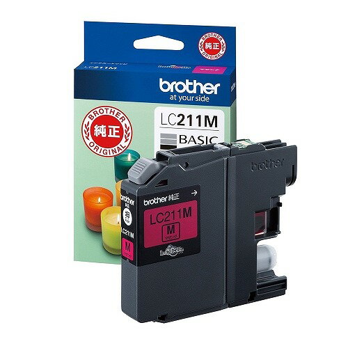 ブラザー brother 純正インクカートリッジ マゼンタ LC211M 父の日 ギフト 2026 贈り物 プレゼント 母 父 ペアギフト